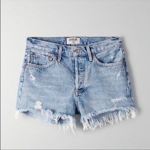 Agolde Parker denim shorts